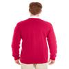 Harriton Men's Pilbloc V-Neck Button Cardigan Sweater M RED view 2