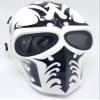 INVADER KING Airsoft Full Face Mask Army of Two Cosplay Halloween mask Paintball Ghost Masks (Red) (White&Black) view 3