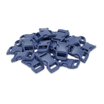 Paracord Planet Bulk Quantity - 3/8 Inch Contoured Quick Side Release Plastic Buckle Snap Clasp Available in and Quantities (1000 Pack, Navy)