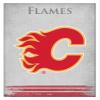Calgary Flames 24" x 32" Officially Licensed Logo Canvas by the Holland Bar Stool Co.