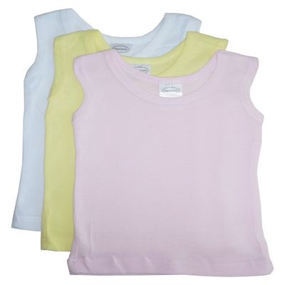 Bambini Girls Pastel Tank Top 3 Pack