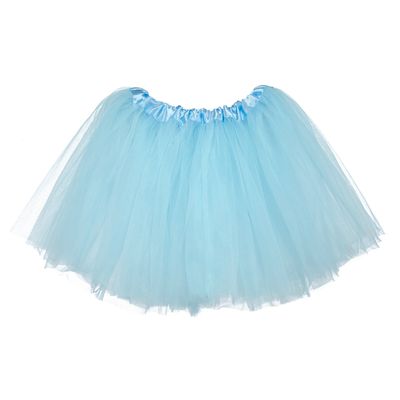 My Lello Light Blue Little Girls Tutu 3-Layer Ballerina (10 mo - 3T)