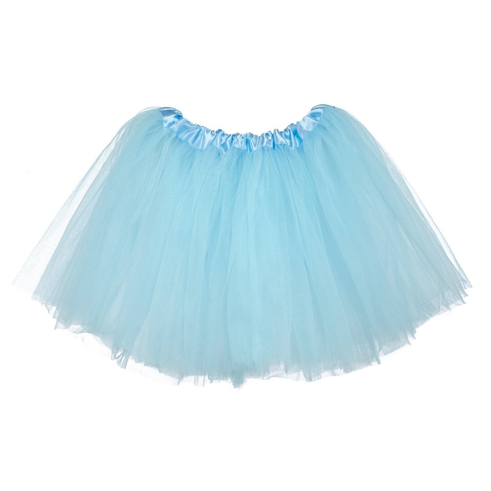 My Lello Light Blue Little Girls Tutu 3-Layer Ballerina (10 mo - 3T)