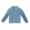 KicKee Pants Little Boys Long Sleeve Double Layer Polo Shirts, Blue Moon Mussels, 3T view 1