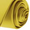 K. Alexander Skinny Baby Yellow Tie 2 Inch Solid Mens Tie Satin view 2