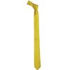 K. Alexander Skinny Baby Yellow Tie 2 Inch Solid Mens Tie Satin view 3