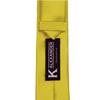K. Alexander Skinny Baby Yellow Tie 2 Inch Solid Mens Tie Satin view 4