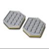 SKLZ Slidez Dual-Sided Exercise Glider Discs for Core Stability Exercises for Hands & Feet, Court Use, grey view 1