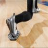 SKLZ Slidez Dual-Sided Exercise Glider Discs for Core Stability Exercises for Hands & Feet, Court Use, grey view 4