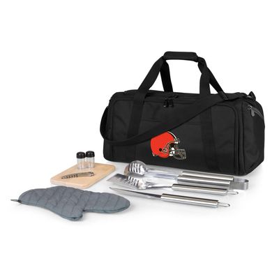NFL Cleveland Browns BBQ Kit/Cooler Tote with Barbecue and Picnic Accessories