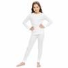 Girls Thermal Underwear Set (3T, White) view 1