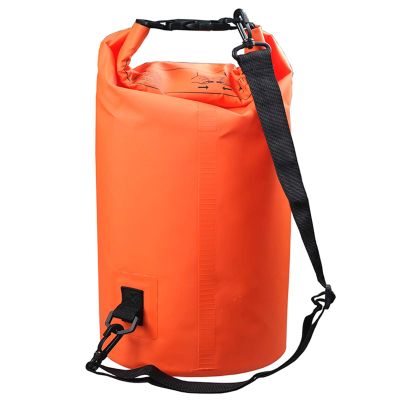 10L Orange 500D Tarpaulin Heavy-Duty PVC Water Proof Dry Bag Sack for Kayaking/Boating/Canoeing/Fishing/Rafting/Swimming/Camping/Snowboarding