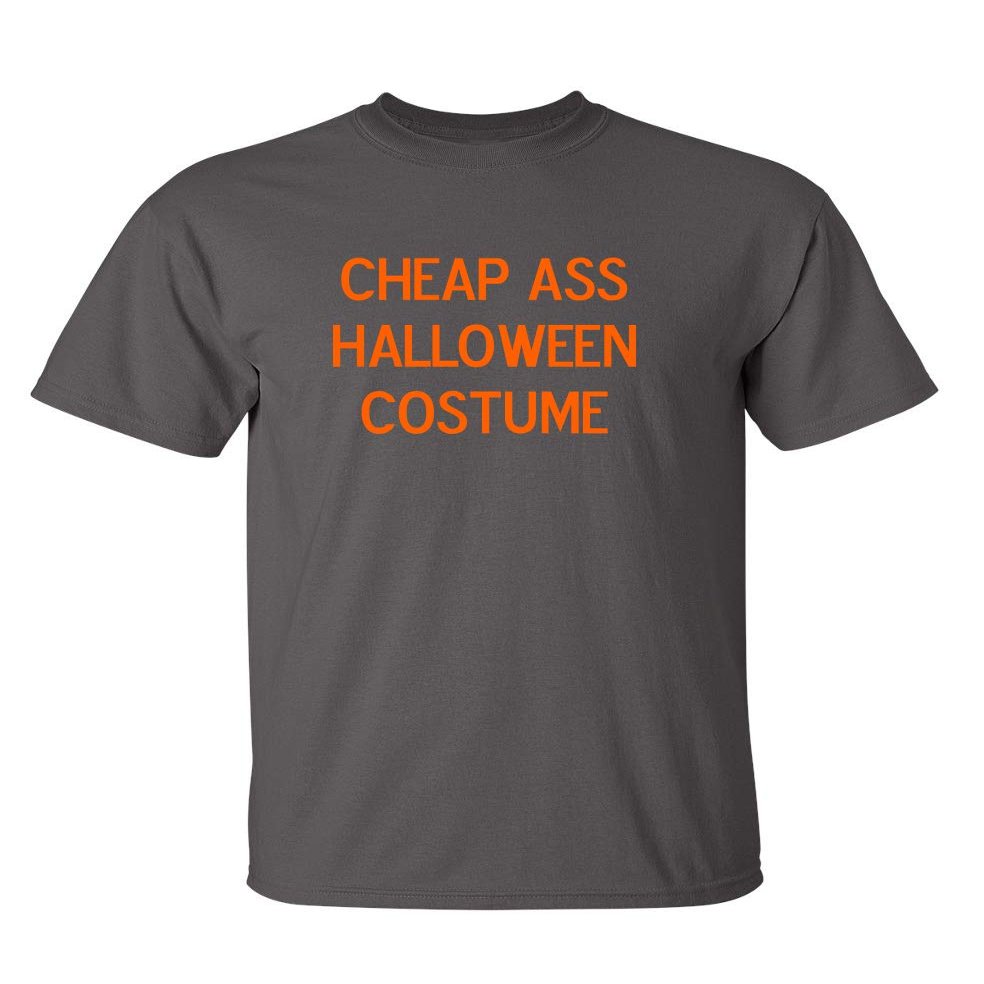 Cheap Halloween Costume Graphic Novelty Sarcastic Funny T Shirt M Charcoal
