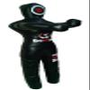 Bestzo MMA Grappling Dummy,Brazilian Jiu Jitsu Dummy,Wrestling Grappling BJJ Dummy, Judo Punching Bag, Throwing Dummy for Karate,Boxing Training BlackBlack Synthetic Leather- 59 inches view 2