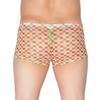 JAXFSTK Men's Checker Boxer Underwear Gay Cut Square Pants Male Bluge Pouch Trunk Bodywear Yellow XL view 3