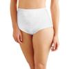 Bali Designs Women's Shapewear Tummy Panel Brief Firm Control 2-Pack, Black Jacquard, Medium view 1