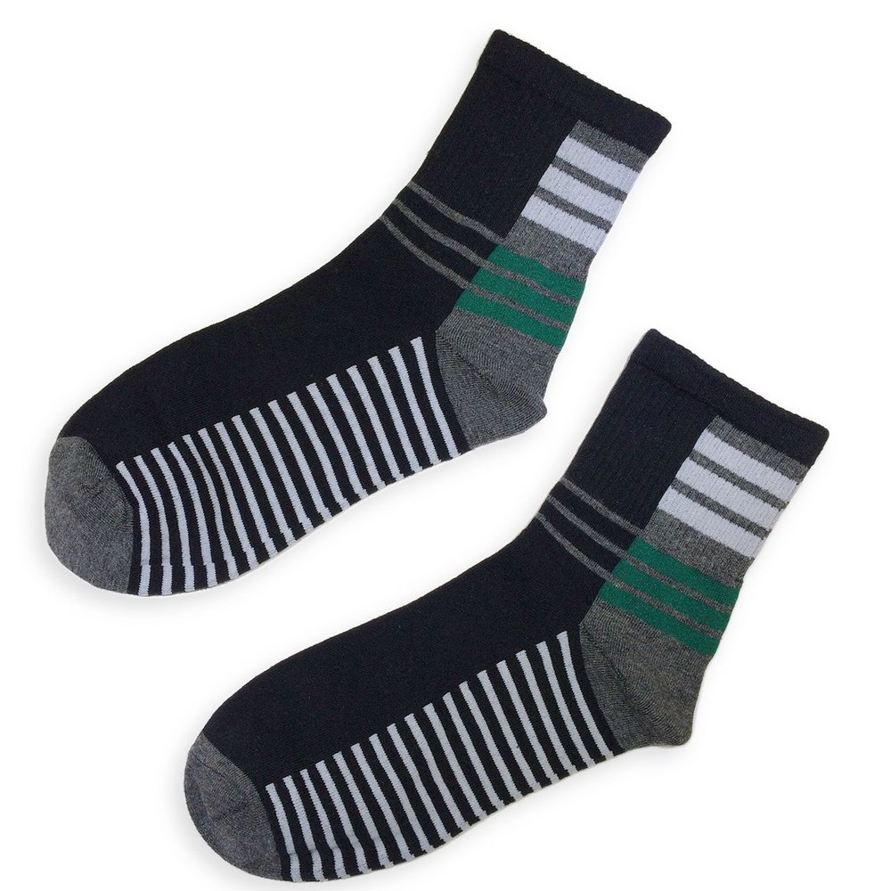 Cotton Sports Men's Socks - Black