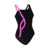 Aqua Sphere Arleen Open Back Female (32, Black/Pink) view 1