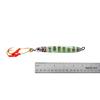 4pcs Fish WOW! 100g Fishing Vertical Metal Speed jig 3.5oz Knife Jig with Two Assist Hooks - Silver Glow view 2