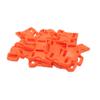 Paracord Planet Bulk Quantity - 3/8 Inch Contoured Quick Side Release Plastic Buckle Snap Clasp Available in and Quantities (500 Pack, Orange) view 1