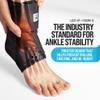 Reinforced Lace Up Ankle Brace for Men & Women, Sprained Ankle Support Wrap view 2