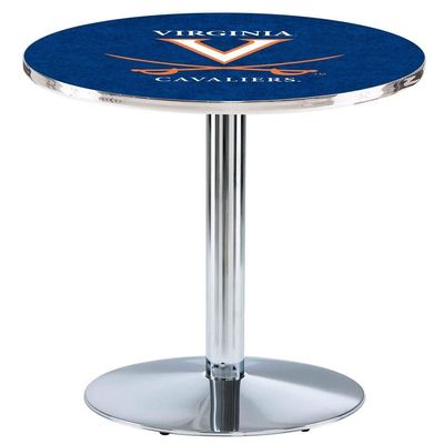 Holland Bar Stool Co. L214-42" Chrome Virginia Pub Table with 36" Dia. top
