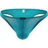 iKingsky Men's Soft Low Rise Bikini Underwear Sexy Mid Coverage Back Briefs (X-Large, Blue) view 1