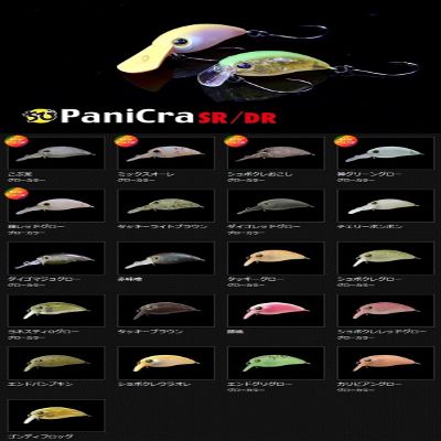 JACKALL Crankbait Timon Chibi Panicura SR 1.0 inch (25 mm), 0.05 oz (1.4 g), Cobb Tea