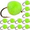 Egg Fly Fishing Flies for Fly Fishing (Chartreuse, 8) view 1