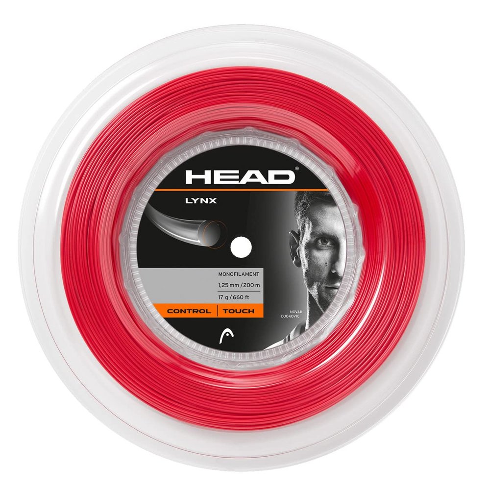 HEAD Unisex - Adult Lynx Roll Tennis String, Unisex - Adults, 281794-RD 17, red, 17