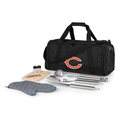 PICNIC TIME Black Chicago Bears BBQ Kit Cooler