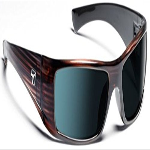 7eye by Panoptx Shaun | Wind Blocking Sunglasses - Mahogany, Polarized Gray Lenses