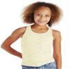 Cutie Patootie - Girls - Lace Overlay Racerback Tank - 12 - Beige view 1