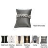 888 Display, USA - 4-pieces Bracelet Watch Pillow Jewelry Displays (3" x 3", Steel Grey Faux Leather) view 3