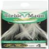 Evergreen Triple Hook Treble Magic Feather No. 4, Matte Silver view 1