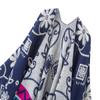 Urban CoCo Women's Fashionable Retro Style Vintage Pattern Tassel Poncho Shawl Cape (Series1-Navy blue) view 3
