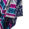Urban CoCo Women's Fashionable Retro Style Vintage Pattern Tassel Poncho Shawl Cape (Series1-Navy blue) view 4