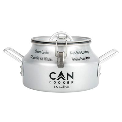 CanCooker Companion 1.5 Gallon Convection Steam Cooker for Home and Camping | Silver (G15-2016)
