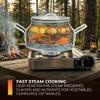 CanCooker Companion 1.5 Gallon Convection Steam Cooker for Home and Camping | Silver (G15-2016) view 3
