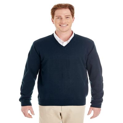 Harriton Men's Pilbloc V-Neck Sweater 2XL DARK NAVY