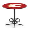 Holland Bar Stool Co. L216-42" Black Calgary Flames Pub Table view 1