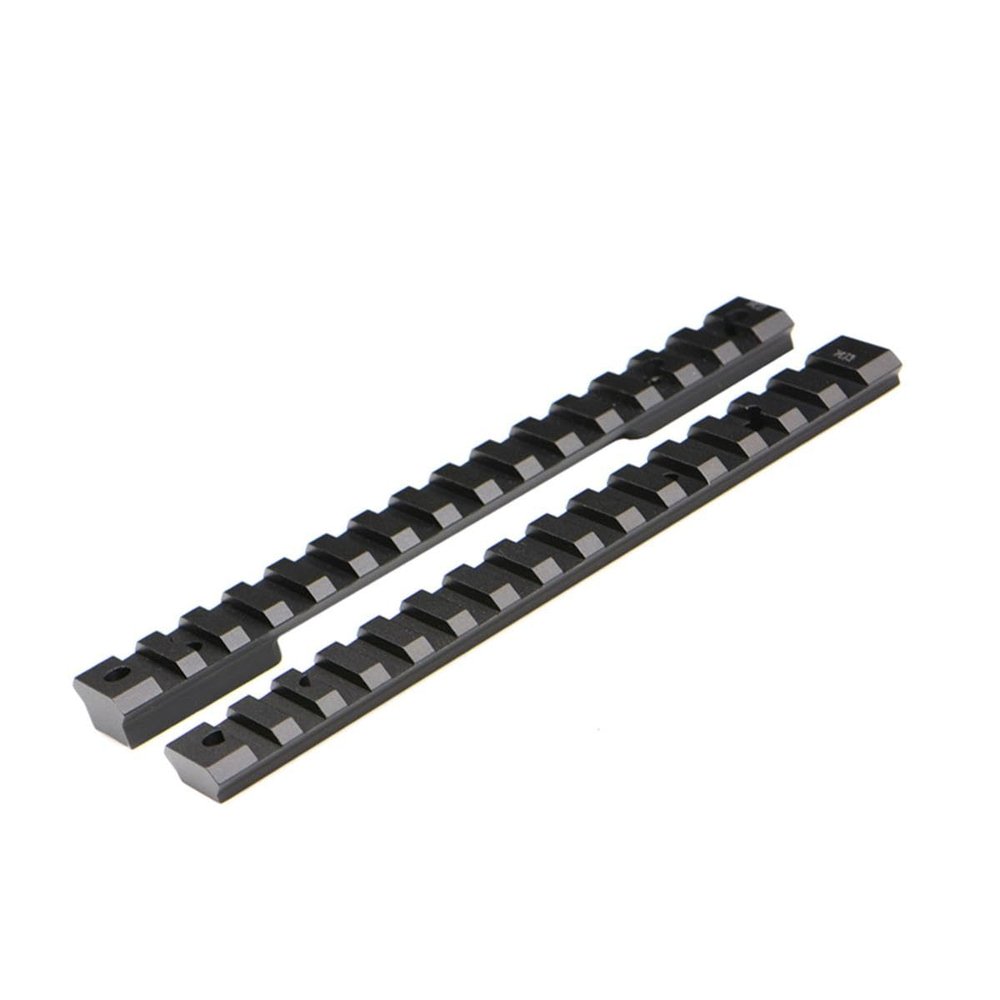 WARNE 7651-20MOA Howa/Vanguard LA Mountain Tech Tactical Rail, Tapered 6-48 Screws, 7075/T6 Aluminum, 20MOA