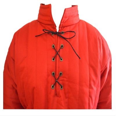 Allbeststuff Gambeson Padded Front Close ABS (Red, 49)