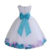 ekidsbridal Wedding Pageant Mixed Petals White Flower Girl Dress Recital Easter Toddler 302t 10 view 1