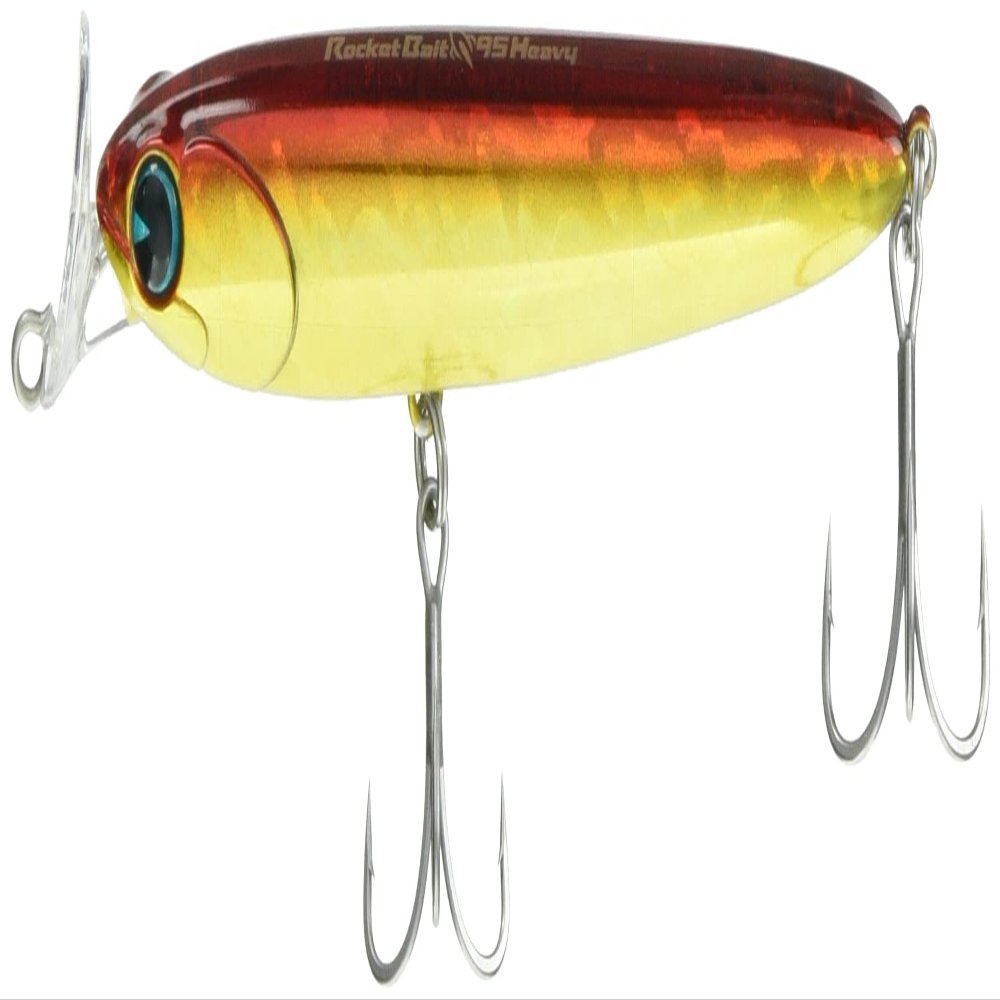 AMS Design (ima) #RB95H-005 Jigminnow Rocket Bait, Heavy, 3.7 inches (95 mm), 1.1 oz (30 g), Red Gold Lure