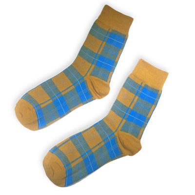 Retro Men's Crew Socks - Ginger