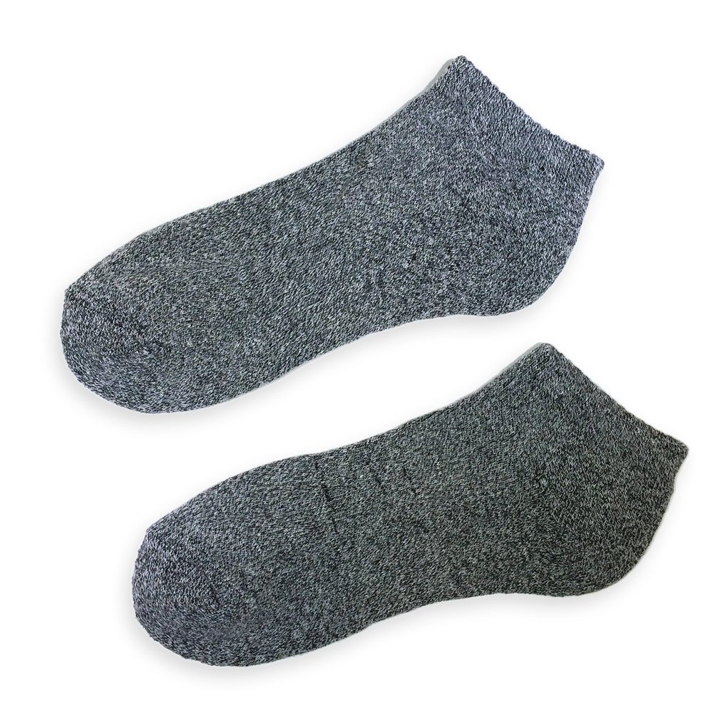 Thick Low Socks for Men - Gray