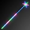FlashingBlinkyLights Set of 12 Snowflake Magic Light Up Staff LED Saber Swords view 1
