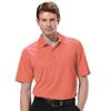 Monterey Club Men's Light Weight Pique Solid Polo Shirt #1070 (Peach Pink, Large) view 1
