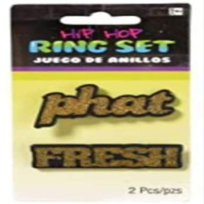 Amscan Hip Hop Ring Set
